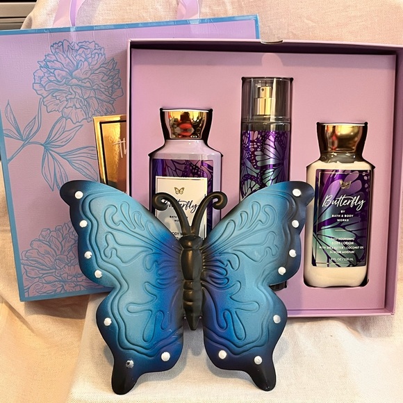 Bath & Body Works Other - Butterfly Themed Bath and Body Works Gift Bundle